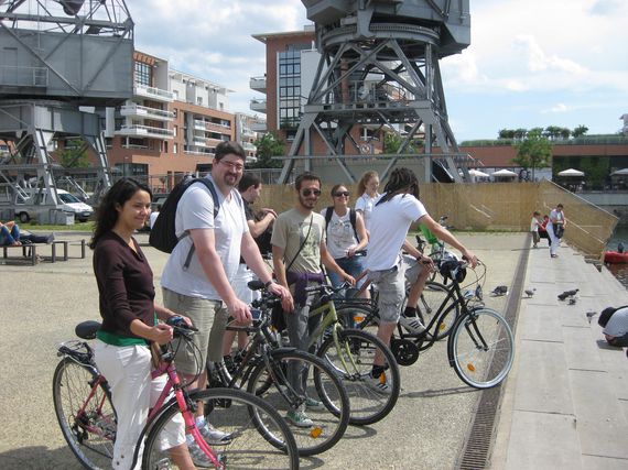 Sight-seeing in Strasbourg during Summer School with students from different nationalities